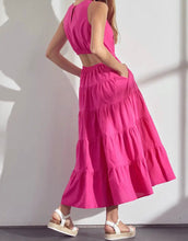 Load image into Gallery viewer, Maxi Cutout Dress- Available in Black Only