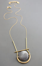 Load image into Gallery viewer, 30" Agate Stone- Artisan Pendant Necklace