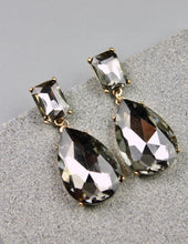 Load image into Gallery viewer, Aida - Teardrop Crystal Earrings
