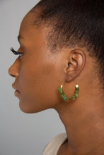 Load image into Gallery viewer, Jade - Artisan Hoop Earrings
