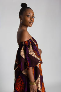 Nkosi - Maxi African Print Dress