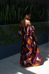 Nkosi - Maxi African Print Dress